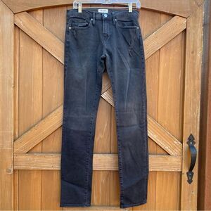 Frame L'Homme Black Slim Comfort Stretch Denim Mid Rise Slim Leg. Size 30". EUC